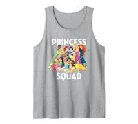 Disney Princess Squad Group Débardeur, Homme, Gris Chiné, M