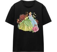 Disney Princess - T-shirt homme/femme unie "In The Garden" TV17183 (XL) (Noir)