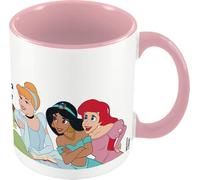 Disney Princess - Tasse à café, personnages PM9106 (taille unique) (blanc/rose)