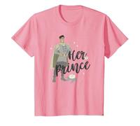 Disney Princess & The Frog Prince Naveen Her Prince T-Shirt, Enfant, Rose, 2 ans