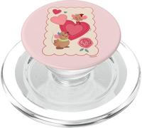 Disney Princess Valentine’s Day Cinderella Jaq & Gus Hearts PopSockets PopGrip pour MagSafe