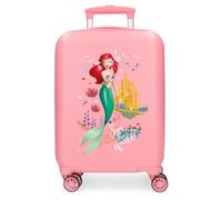 Disney Princess Valise Cabine Rigide à 4 Roues pour Enfants, avec Serrure à Combinaison et Fermeture éclair. Fabriquée en ABS, Un matériau Rigide et léger. par Joumma Bags.
