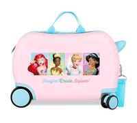 Disney Princess Valise Cabine Rigide à 4 Roues pour Enfants, avec Serrure à Combinaison et Fermeture éclair. Fabriquée en ABS, Un matériau Rigide et léger. par Joumma Bags.