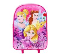 Disney Princess Valise Enfant à Roulettes 40cm x 28cm x 12cm Rose Neuf