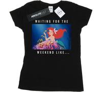 Disney Princess - "Waiting For The Weekend" T-shirt pour femme BI37128 (L) (Noir)