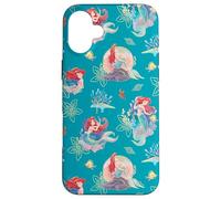 Disney Princesse Ariel Flounder et Sebastian Under the Sea Coque pour iPhone 16 Plus