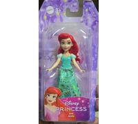 Disney Princesse Ariel Petite poupée - Inspirée de la petite sirène - Mini poupée articulée de 9 cm avec jupe amovible en tissu doux