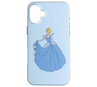 Disney Princesse Cendrillon en robe de bal bleue Coque pour iPhone 16 Plus