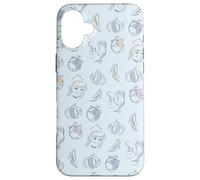 Disney Princesse Cendrillon Imprimé Aquarelle Bleu Poudre Coque pour iPhone 16 Plus