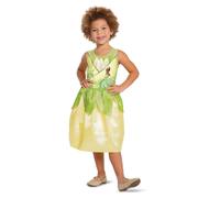 Princesse Tiana - La Princesse et la Grenouille - Licence Officielle Disney - Déguisement pour Filles Taille S - Costume Authentique - Matériaux Durables - Cadeau Magique - Pour Fêtes et Cosplay