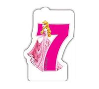 Disney Princesse et Animaux Bougie d'anniversaire 7e
