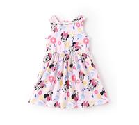 Disney Princesse La Reine des Neiges Elsa Minnie Mouse Robe d'été sans manches pour bébé, Minnie Mouse Rose clair, 5-6 ans