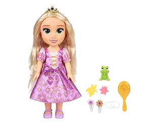 Disney Princesse Mon Amie Poupée Chantante Raiponce 35cm Musicale avec Accessoires, Parfait pour Les Enfants à partir de 3 Ans