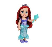 Disney Princesse - Poupée 38cm Ariel La Petite Sirène - Licence Officielle Disney - Collection Mon Amie Princesse - Robe Effets Argentés Et Brosse Incluse - Poupées à Collectionner - Dès 3 Ans