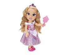 Disney Princesse - Poupée 38cm Aurore La Belle Au Bois Dormant - Licence Officielle Disney - Collection Mon Amie Princesse - Robe Effets Argentés Et Brosse Incluse - Poupée à Collectionner - Dès 3 Ans