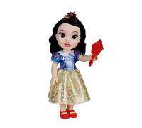 Disney Princesse - Poupée 38cm Blance Neige Et Les 7 Nains - Licence Officielle Disney - Collection Mon Amie Princesse - Robe Effets Argentés Et Brosse Incluse - Poupées à Collectionner - Dès 3 Ans