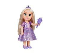 Disney Princesse - Poupée 38cm Raiponce - Licence Officielle Disney - Collection Mon Amie Princesse - Robe Effets Argentés Et Brosse Incluse - Poupée à Collectionner - Cadeau Enfants Dès 3 Ans
