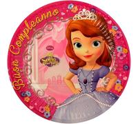 Disney Princesse Sofia (Sofia The First) 8 assiettes de 20 cm pour fête d'anniversaire