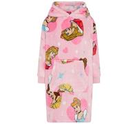 Disney Princesse - Sweat à Capuche Filles Surdimensionné - Pull Couverture pour Filles avec Grande Poche Avant - 5-6 Ans: 116cm