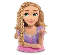 Disney Princesse, Tëte à coiffer Deluxe Raiponce, pour de Super coiffures et Maquillage, Plein d'accessoires, pour Les Enfants dès 3 Ans, DND03