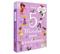DISNEY PRINCESSES - 5 Minutes pour s'endormir - Petits Princes et Princesses - Collectif - Hachette Disney - broché - Album jeunesse
