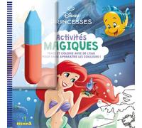 Disney Princesses - Activités magiques (Ariel) - Trace et colorie avec de l'eau pour faire apparaître les couleurs ! + feutre - Collectif - Hemma - broché - Document jeunesse