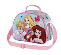 Disney Sac à goûter Princesses Adorable 3D Bleu 25,5 x 20 cm