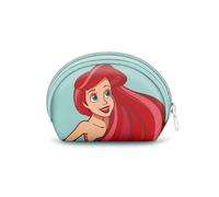 Disney Princesses Ariel-Porte-Monnaie Ovale Casual, Vert, 12 x 9 cm