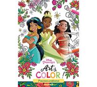 Disney Princesses - Art & Color - Princesses aventurières - Livre de coloriage - Dès 6 ans