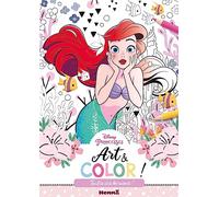 Disney Princesses - Art & Color ! - Toutes des héroïnes - Livre de coloriage - Dès 6 ans