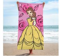 Disney Princesses ""Belle"" - Serviette de plage - 71x147 cm - 100% Coton