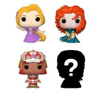 Disney Princesses Bitty Pop Lot de 4 figurines en vinyle Raiponce 2,5 cm Funko