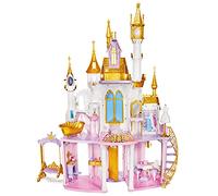 Disney Princesses, Château Royal, Maison de poupées avec Meubles et Accessoires, Jeu de lumières Musical, pour Enfants, dès 3 Ans