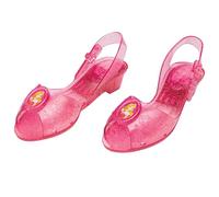 Disney Princesses - Chaussures de Princesse Rose Aurore Enfant - Taille M (11-12) - Sous Licence Officielle Disney - Accessoire de Déguisement Fille pour Halloween, Anniversaire ou Carnaval