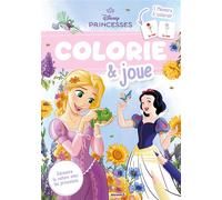 Disney Princesses - Colorie & joue - Découvre la nature avec les princesses - 1 Memory à colorier - Collectif - Hemma - broché - Livre-jeu