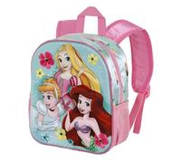 Disney Princesses Disney Adorable-Sac à Dos 3D Petit, Bleu, 26 x 31 cm, Capacité 8,5 L