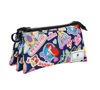 Disney Princesses Disney Fearless-Trousse Triple HS, Multicolore