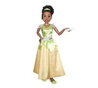 Disney Princesses - Grande Poupée Princesse Tiana 80cm - Licence Officielle Disney - Poupée Articulée - Cuisine avec Tiana - Robe Et Accessoires Cuisine Inclus - Jouets Enfants Dès 3 Ans