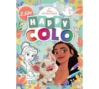 Disney Princesses - Happy colo (Vaiana et Belle) - Collectif - Hemma - broché - Document jeunesse