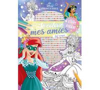 Disney Princesses - Je colorie mes amies - Avec strass - Bal masqué - Avec des strass et des stickers - Collectif - Hemma - broché - Document jeunesse