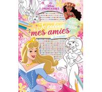 Disney Princesses - Je colorie mes amies - Avec strass - La vie est belle ! - Avec des strass et des stickers