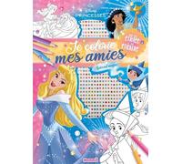 Disney Princesses - Je colorie mes amies - Avec strass - Spécial magie - Avec des strass et des stickers - Collectif - Hemma - broché - Document jeunesse