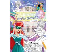 Disney Princesses - Je colorie mes amies - Bal masqué - Livre de coloriage avec stickers et strass - Dès 4 ans