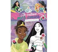 Je colorie mes amies - Princesses féériques - Coloriage avec stickers - Coloriage avec stickers 4 ans - Coloriage avec stickers Disney - Coloriage avec stickers princesses