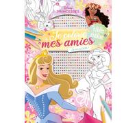 Je colorie mes amies - La vie est belle - Livre coloriage 4 ans - Livre coloriage Disney - Livre de coloriage avec stickers et strass