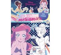 Disney Princesses - Je colorie mes amies - Les princesses manga - Livre de coloriage avec stickers - Dès 4 ans