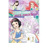Disney Princesses - Je colorie mes amies - Livre de coloriage avec stickers - Dès 4 ans