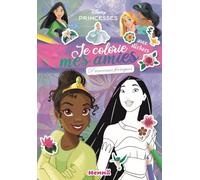 Je colorie mes amies - Princesses féériques - Coloriage avec stickers - Coloriage avec stickers 4 ans - Coloriage avec stickers Disney - Coloriage avec stickers princesses
