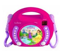 DISNEY PRINCESSES Lecteur CD karaoke enfant avec 2 microphones LEXIBOOK Multicolore G