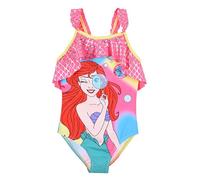 Disney Princesses Maillot de Bain Une Pièce, Ariel Design Maillot pour Fille, Taille 4 Ans | Rose